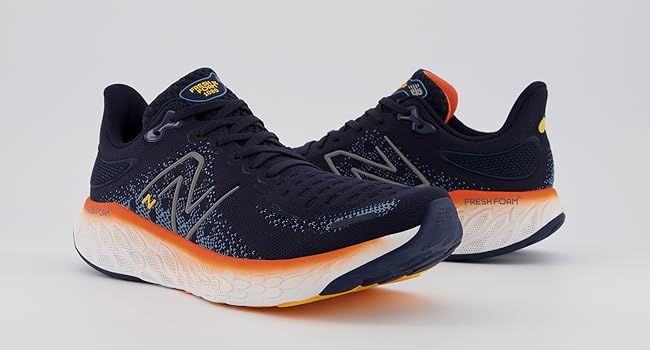 side view of the 1080v12 mens An evolution in comfort The Fresh Foam X midsole is fine-tuned using new data to be extra soft with added cushioning in natural flex zones of the foot